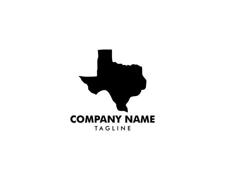 Texas map logo icon vector illustration Stock Illustration