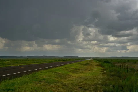 Texas Mountain Trail Monsoon Stock Footage 160612466