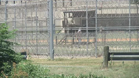 Texas prison guard outside Stock-Footage 26522902