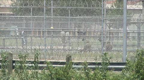 Texas prisoners recreation time Stock-Footage 26523377