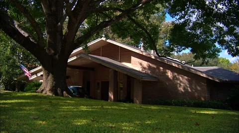 Texas Ranch House Stock Footage 45552192