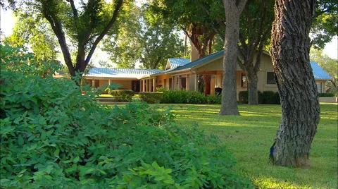 Texas Ranch House Stock Footage 45553082