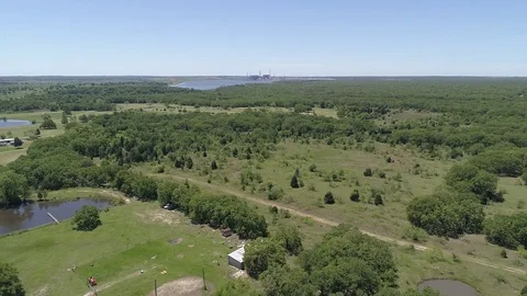 Texas Ranches Drone Videography Stock Footage 107345005