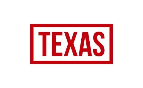 Texas Rubber Stamp Seal Vector Stock Illustration