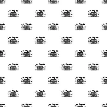 Texas saloon pattern seamless Stock Illustration