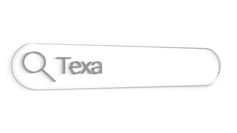 Texas Search Bar Close Up Single Line Typing Text Box Layout Web Database Stock Footage 151546476
