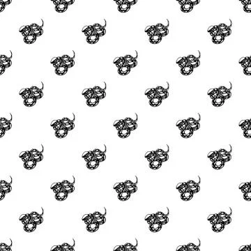 Texas snake pattern vector seamless Stock Illustration