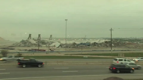 Texas Stadium Stock Footage 684669