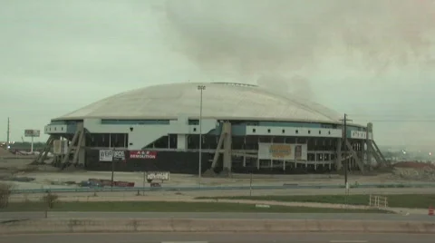 Texas Stadium Stock Footage 684708