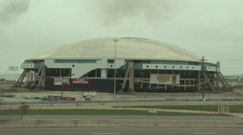 Texas Stadium Stock Footage 684725