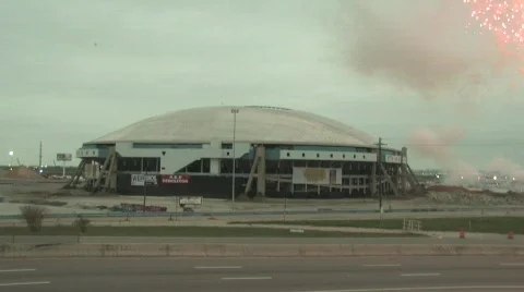 Texas Stadium Stock Footage 684764