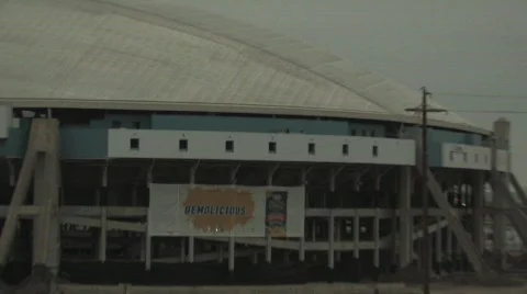 Texas Stadium Stock Footage 684766