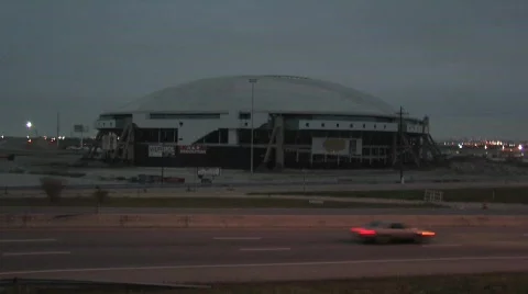 Texas Stadium Stock Footage 684776