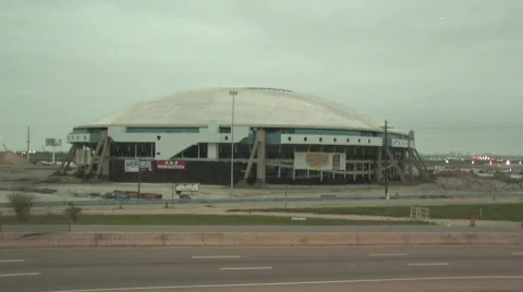 Texas Stadium Stock Footage 684777