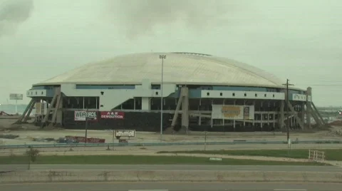 Texas Stadium Stock Footage 684811