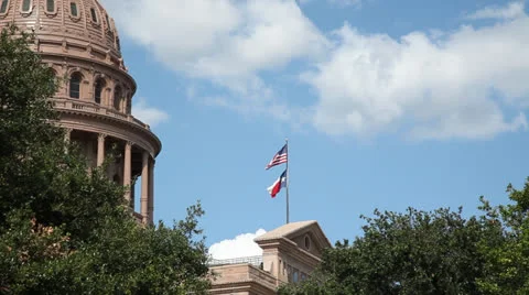 Texas State Capital 3 Video stock 25721228