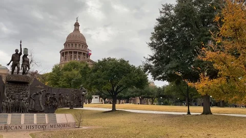 The Texas State Capitol in Austin Stock Footage 122527196
