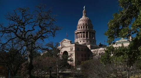 Texas State Capitol Stock Footage 46031614
