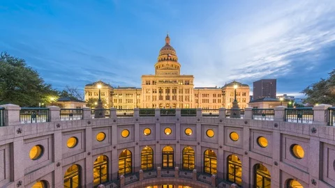 Texas State Capitol Stock Footage