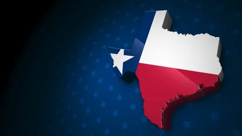 Texas State Election Background 02 Stock Footage 125084218
