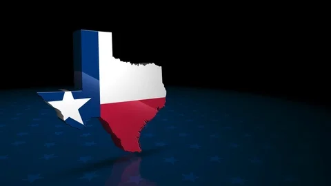 Texas State Election Background 03 Stock Footage 125084173