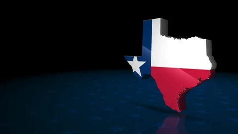 Texas State Election Background 04 Stock Footage 125084282