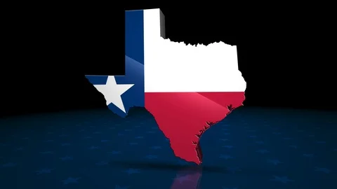 Texas State Election Background 05 Stock Footage 125084284