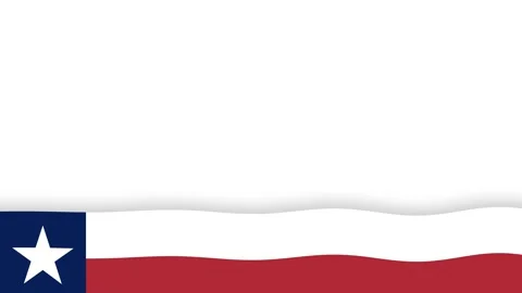 Texas State Flag Waving Banner Background with Copy Space. Stock Footage 340633000