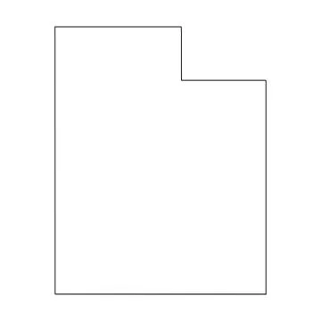 Texas, state of USA - solid black outline map of country area. Simple flat Ilustração Stock