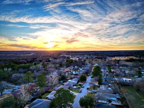 Texas Sunset Stock Photos