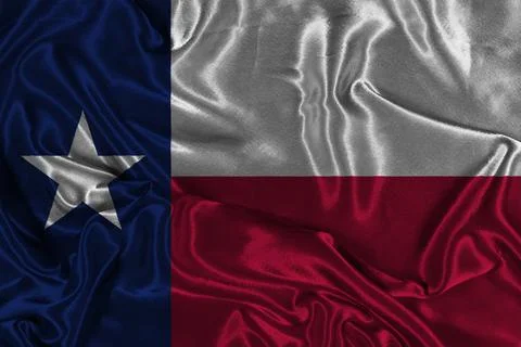 Texas - Waving Flag Video Background Stock Photos