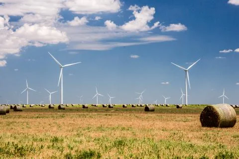 Texas Wind Farm Stock Photos