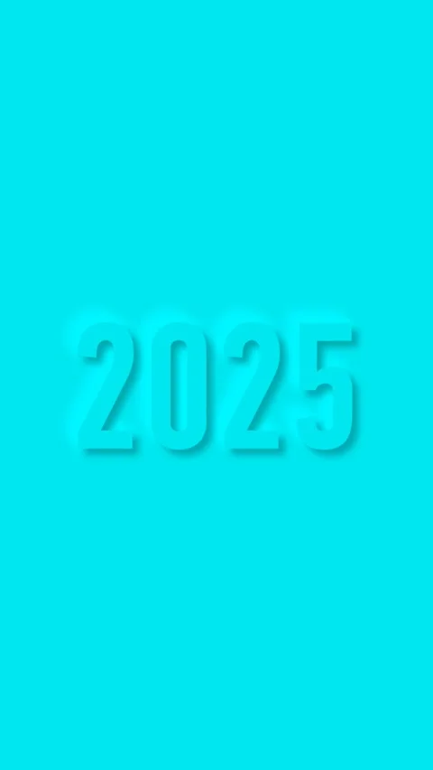 Text 2025 in neomorphism style on pink, blue, yellow, green, orange background Stock Footage 282833949
