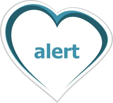 Text Alert. Security concept Stock Illustration
