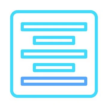 Text Alignment Icon Design for User Interface 스톡 일러스트