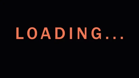 Text animated LOADING sequence with digital glitch effect in dark background Video stock 343417787