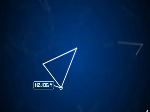 Text animation abstract wiry geometric moving background 動画素材 72671440