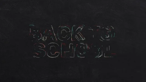 Text Animation With Back To School Stock Footage 116615211