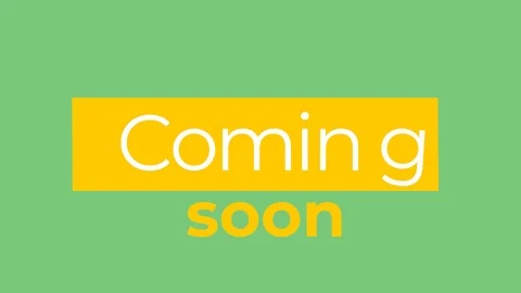 Text Animation Coming Soon, Alpha Channel Stock Footage 95037224