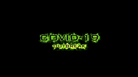 Text animation COVID-19 Green Energy Stock Footage 126311996