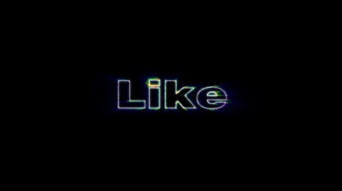 Like , text animation Stock Footage 26230097