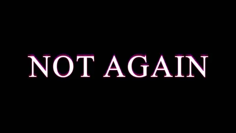 Text animation with glowing neon effect in dark background during night Video stock 344292535