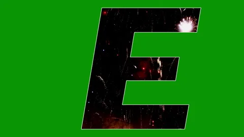 Text animation holiday fireworks fun display Stock Footage 301729839