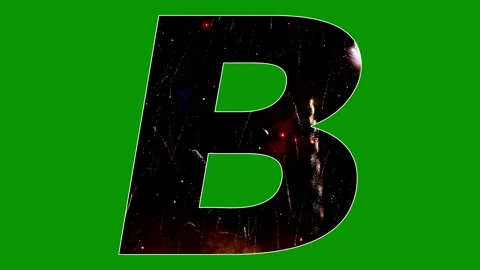 Text animation holiday fireworks fun display Stock Footage 301729873