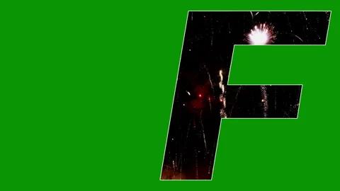 Text animation holiday fireworks fun display Stock Footage 301730037