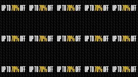Text Animation With Message Up To 70 Percent Off 8K Stock Footage 119281331