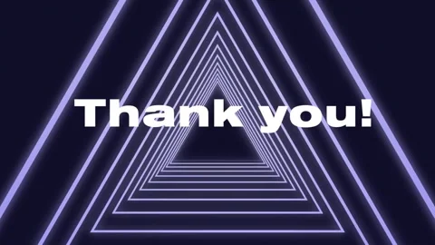 Text animation over neon triangular tunnel background Stock Footage 304850325