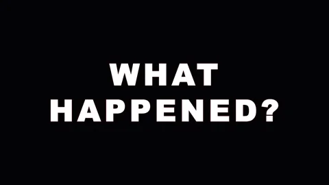 Text Animation Question Asking What Happened During Dramatic Lighting Changes Stock Footage 344032290