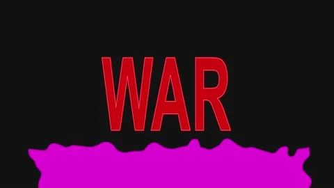 Text animation, say no to war Vidéo 176976183