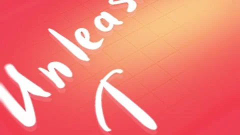 Text animation Unleash Your Potential 3d plane on a red background Stock Footage 292307608